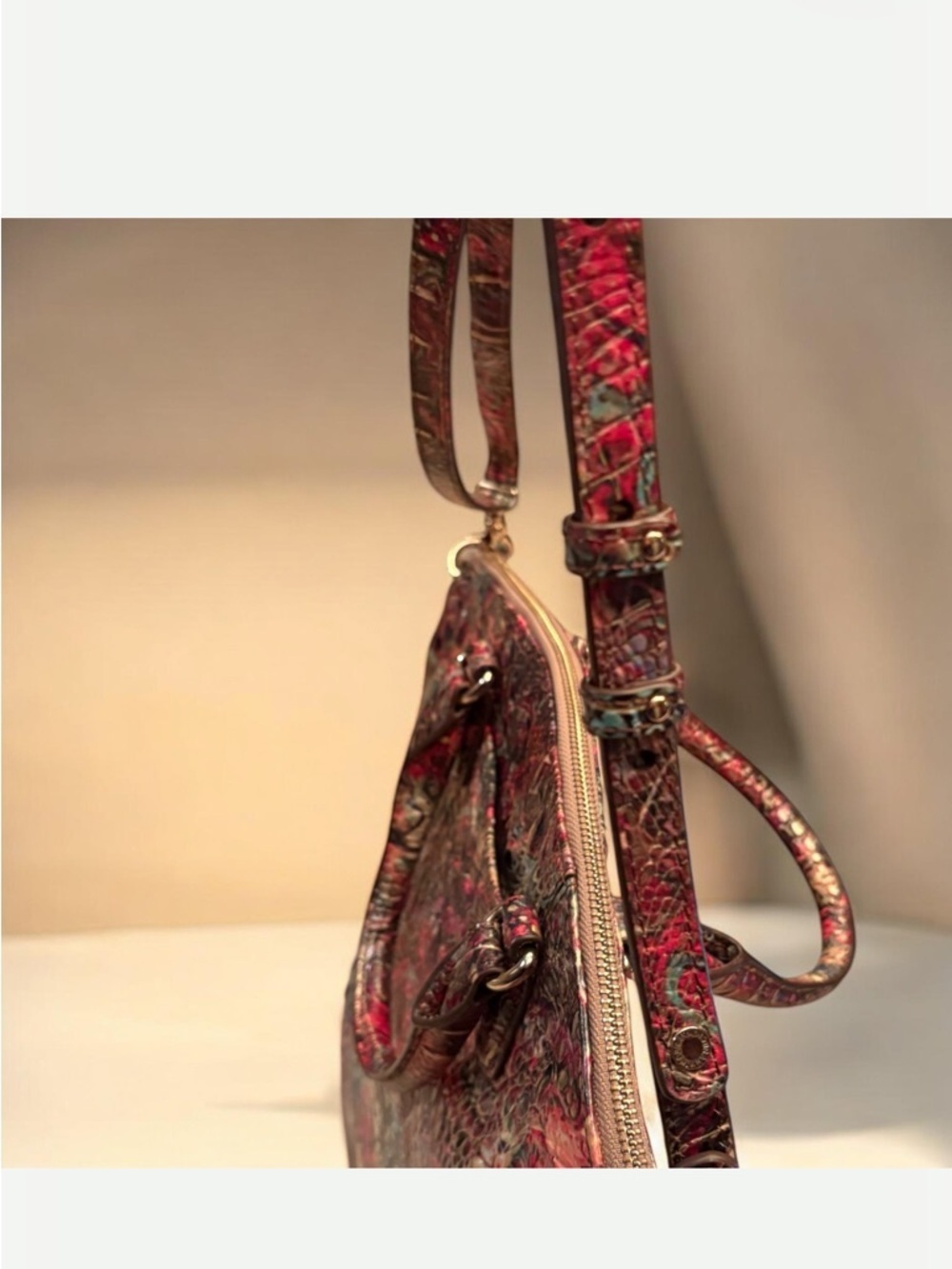 Brahmin Melbourne Duxbury Satchel in Harvest - Picture 5 of 12